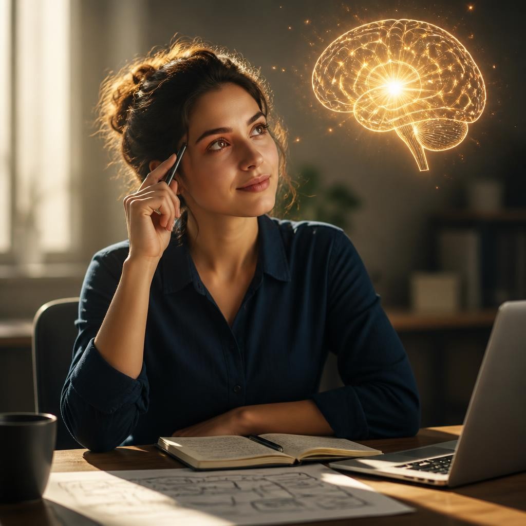 Illustration for the English word “intelligence”