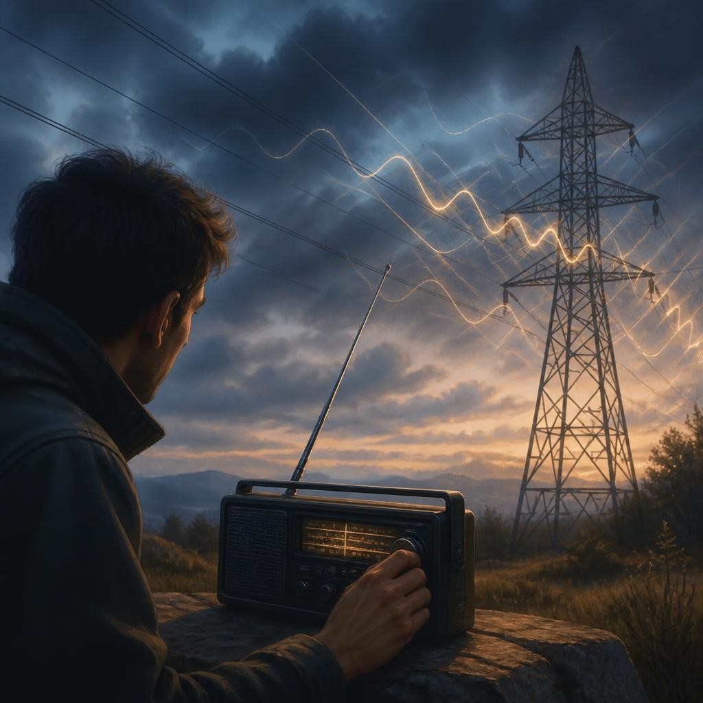 Illustration for the English word “interference”