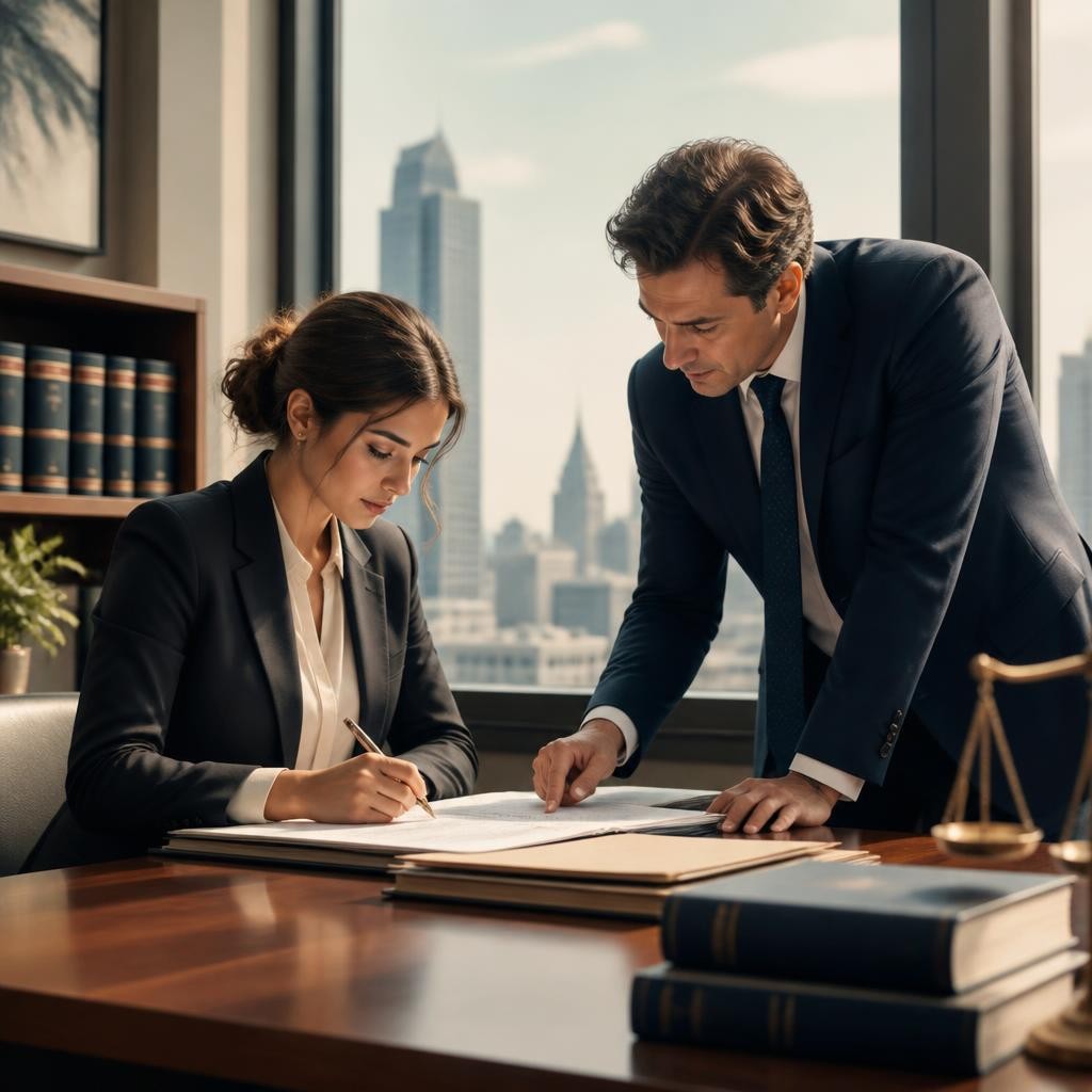Illustration for the English word “internship”