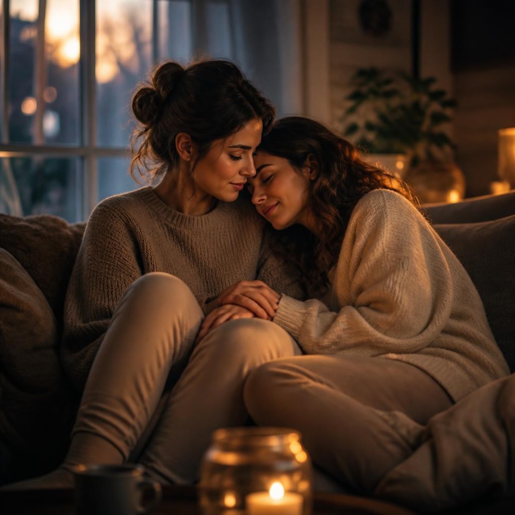 Illustration for the English word “intimate”