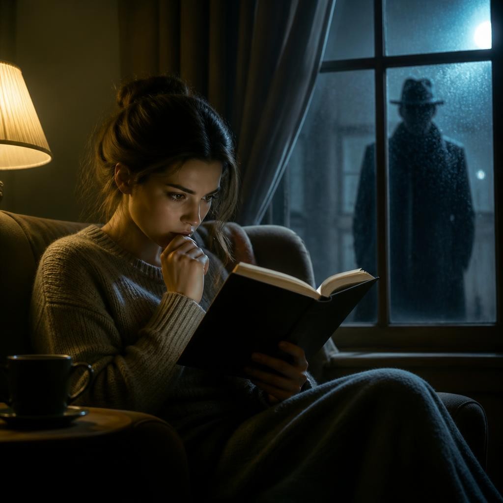 Illustration for the English word “intrigue”