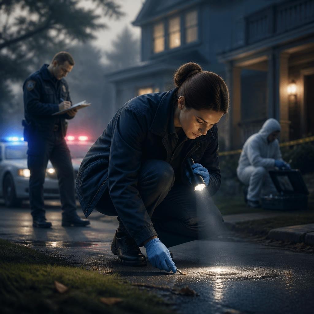 Illustration for the English word “investigation”
