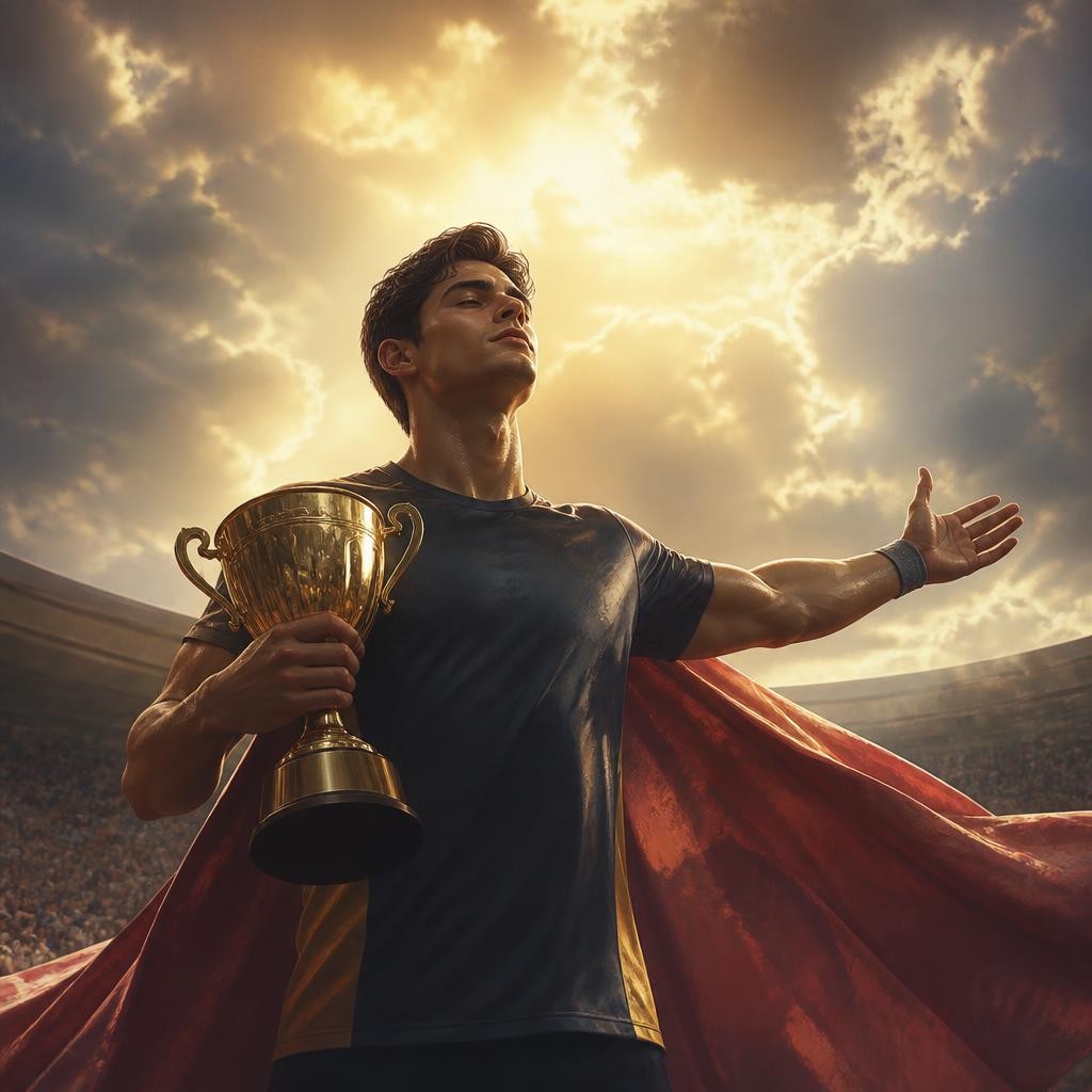Illustration for the English word “invincible”