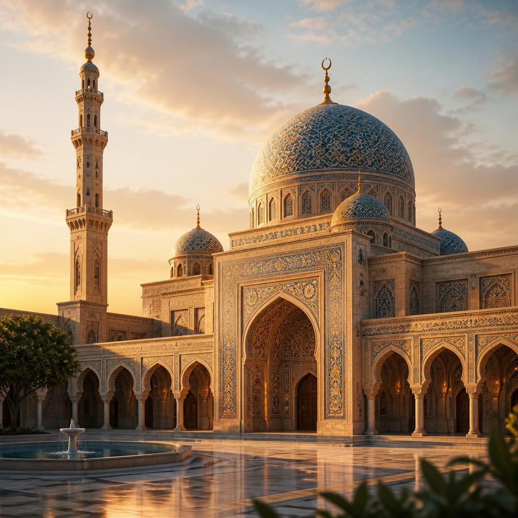 Illustration for the English word “islamic”
