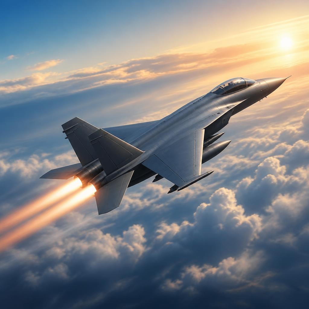 Illustration for the English word “jet”