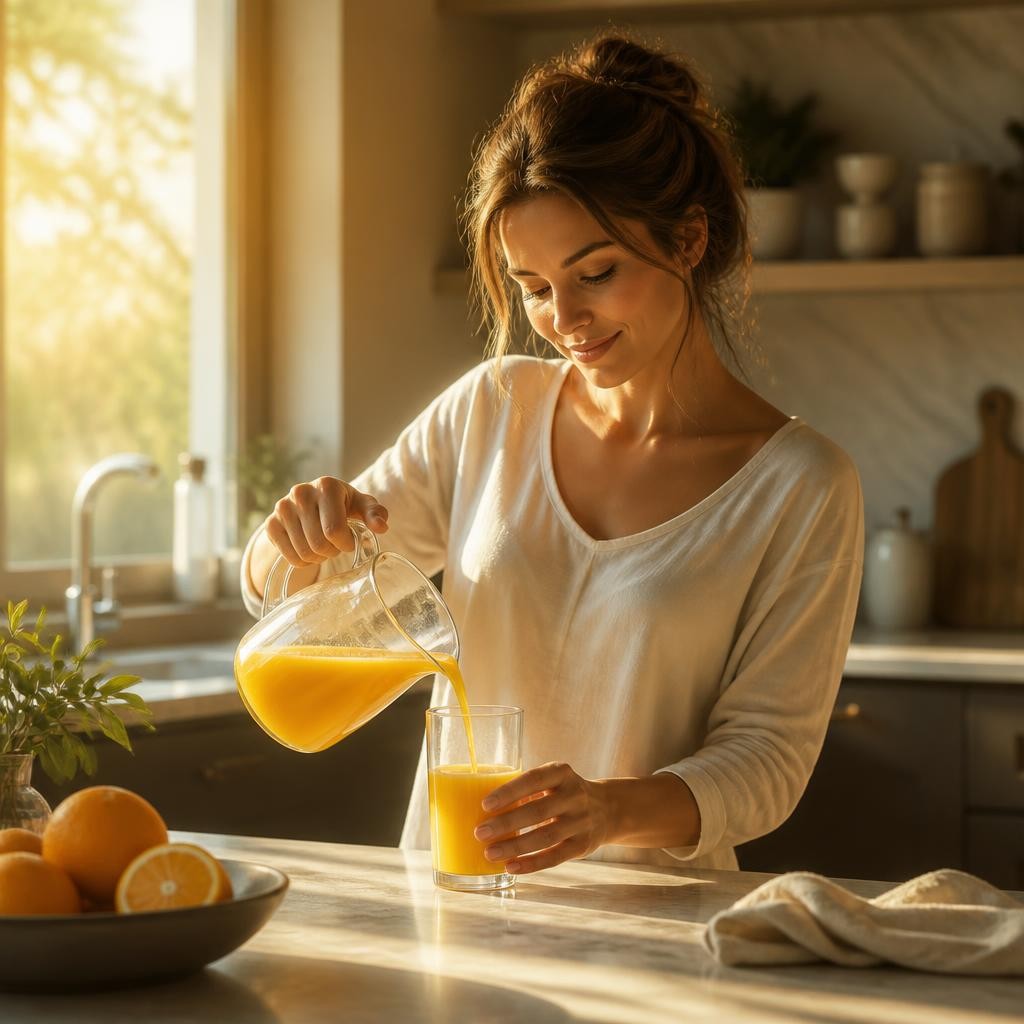 Illustration for the English word “juice”