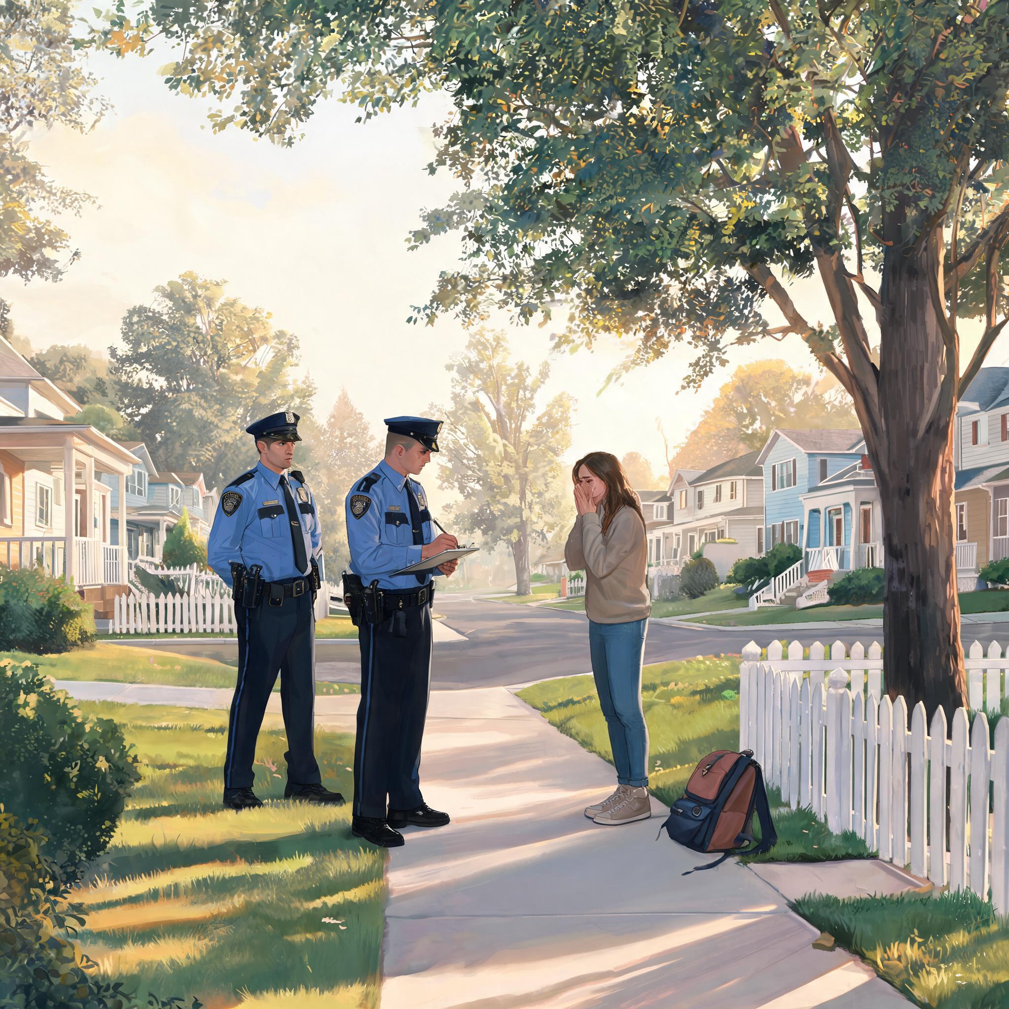 Illustration for the English word “kidnapping”