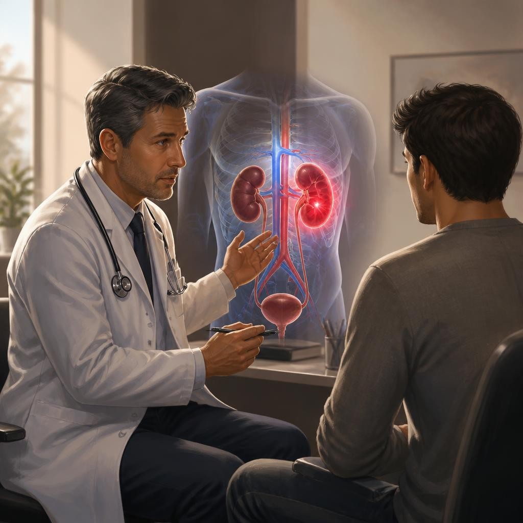 Illustration for the English word “kidney”