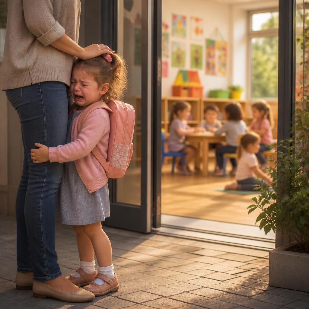 Illustration for the English word “kindergarten”