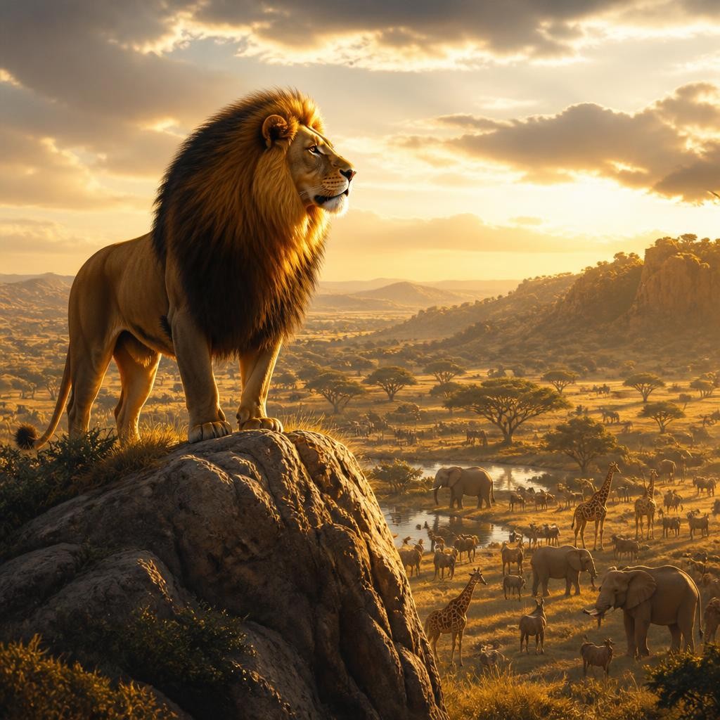 Illustration for the English word “kingdom”