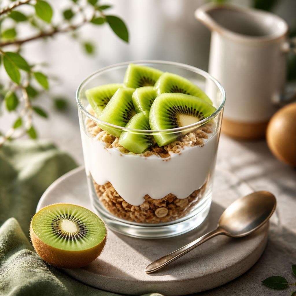 Illustration for the English word “kiwi”