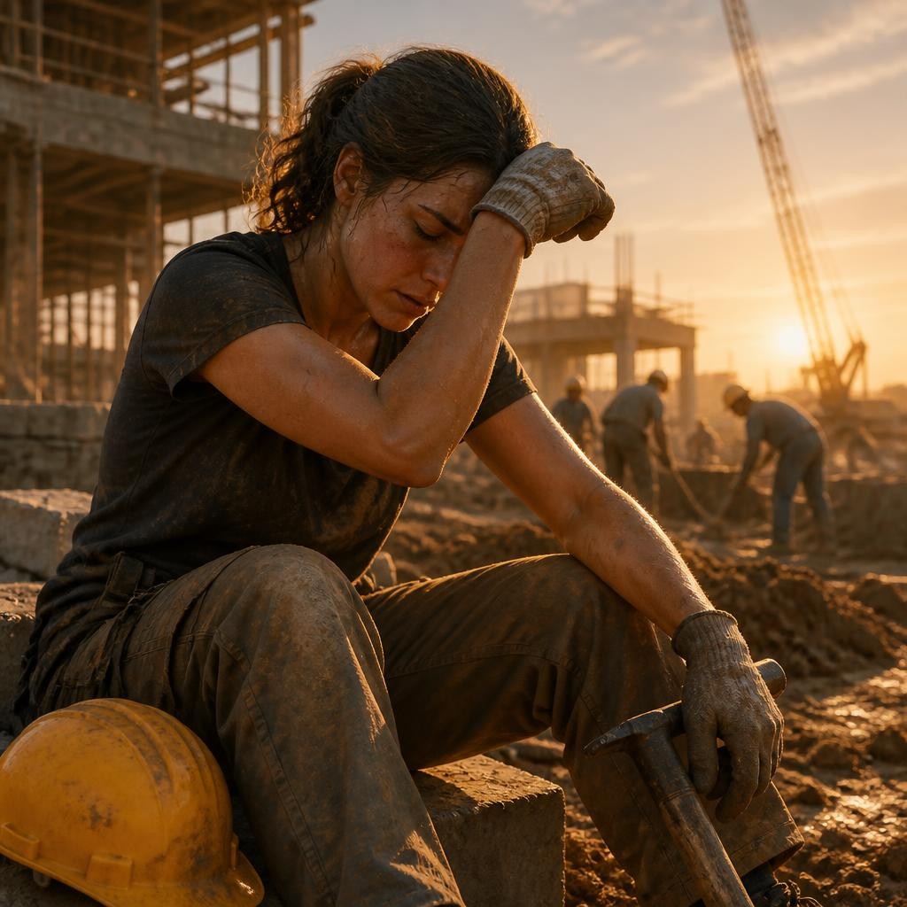 Illustration for the English word “labor”