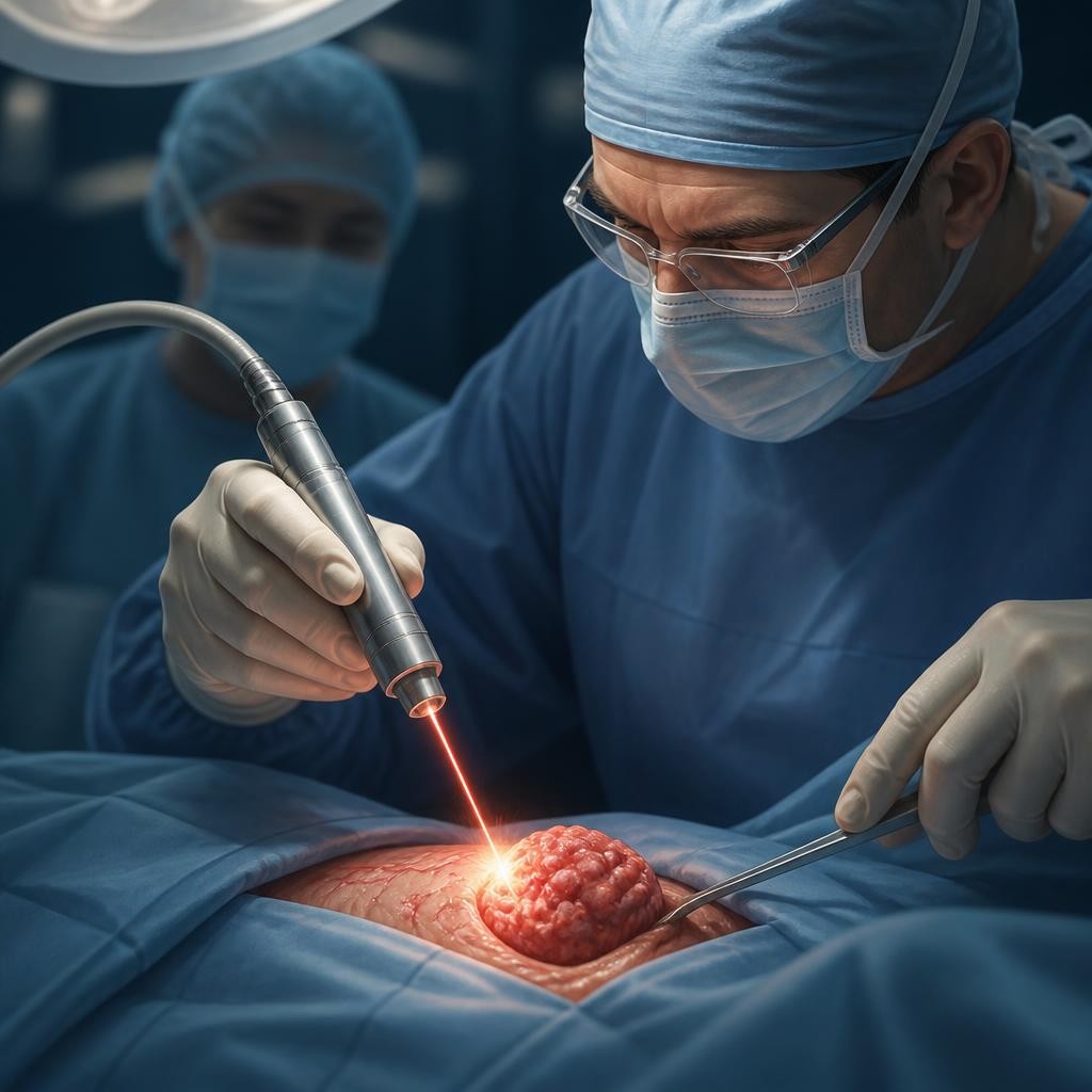 Illustration for the English word “laser”