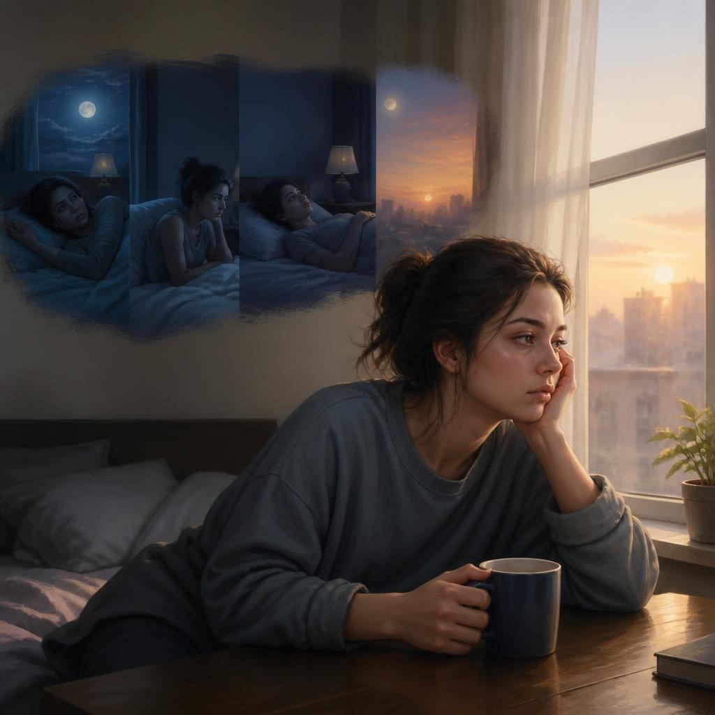 Illustration for the English word “lately”