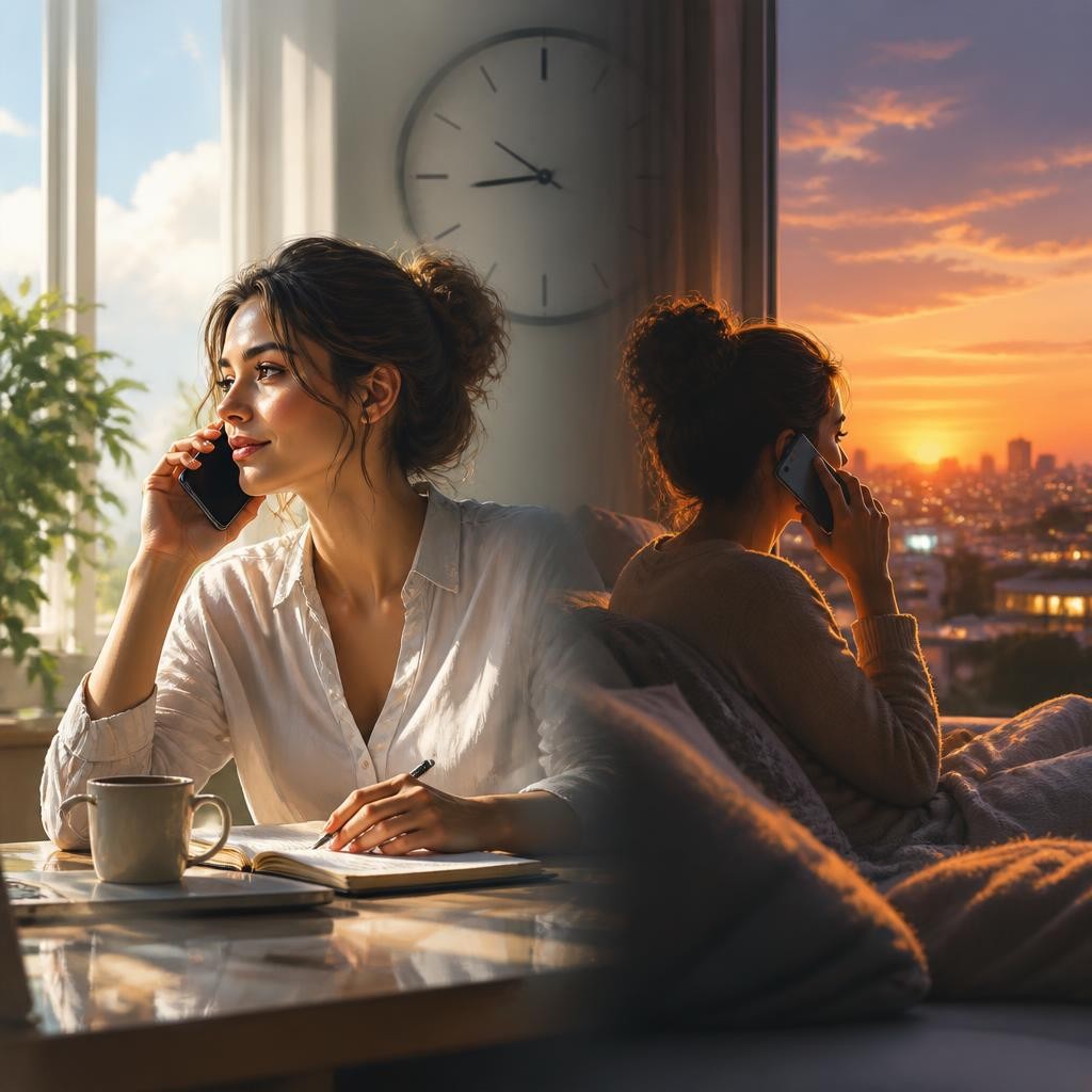 Illustration for the English word “later”