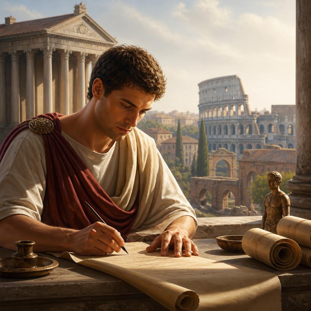 Illustration for the English word “latin”