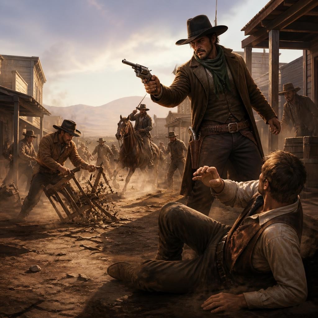 Illustration for the English word “lawless”