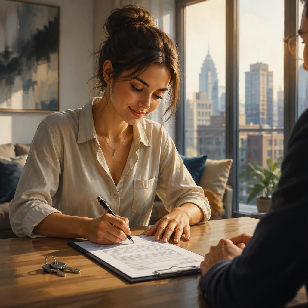 Illustration for the English word “lease”