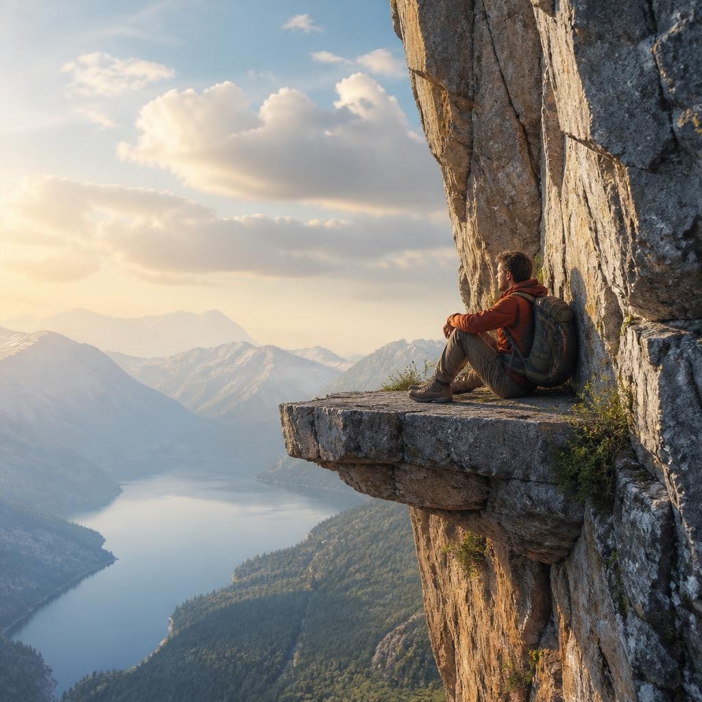 Illustration for the English word “ledge”