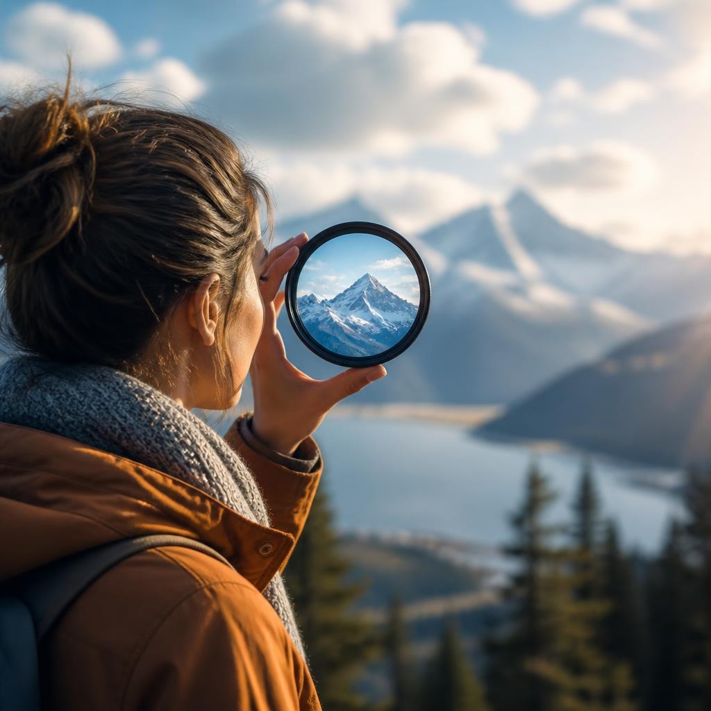 Illustration for the English word “lens”
