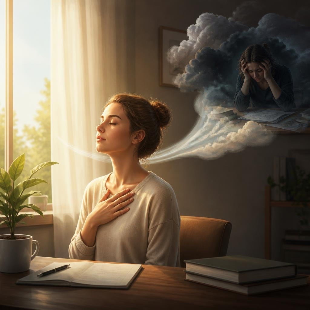 Illustration for the English word “lessen”