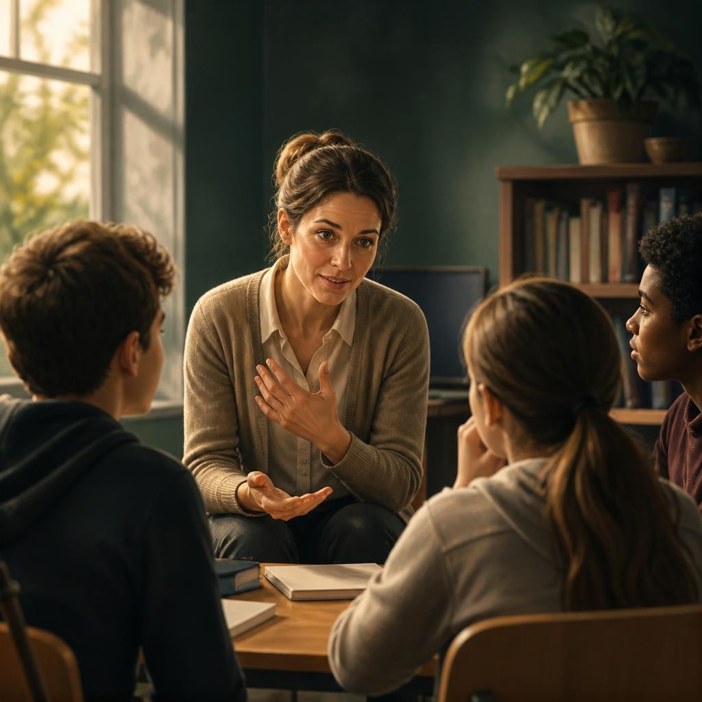 Illustration for the English word “lesson”