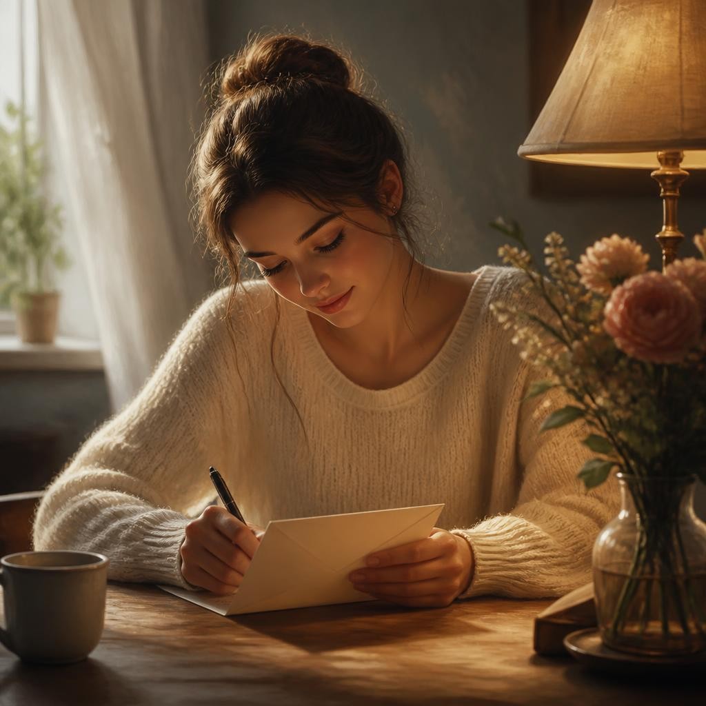 Illustration for the English word “letter”