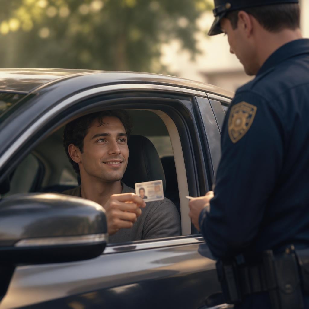 Illustration for the English word “license”