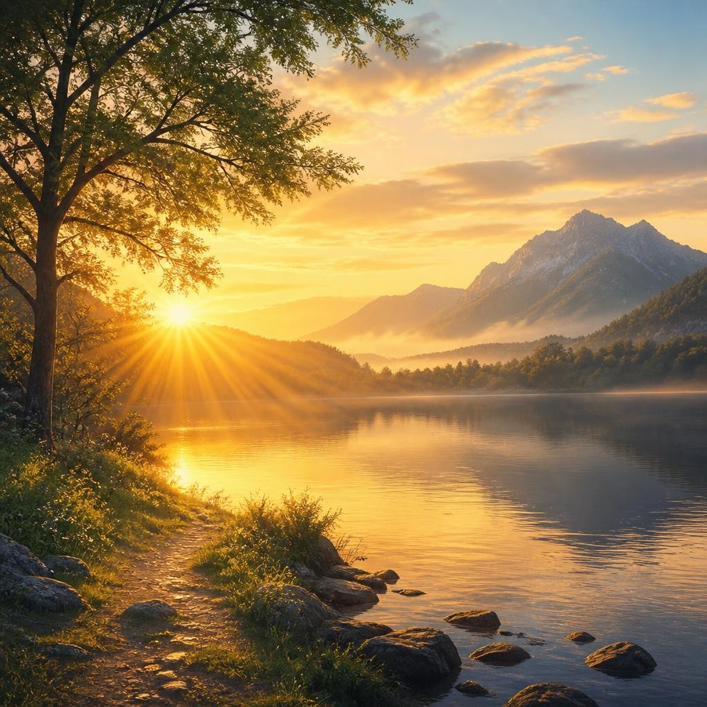 Illustration for the English word “light”