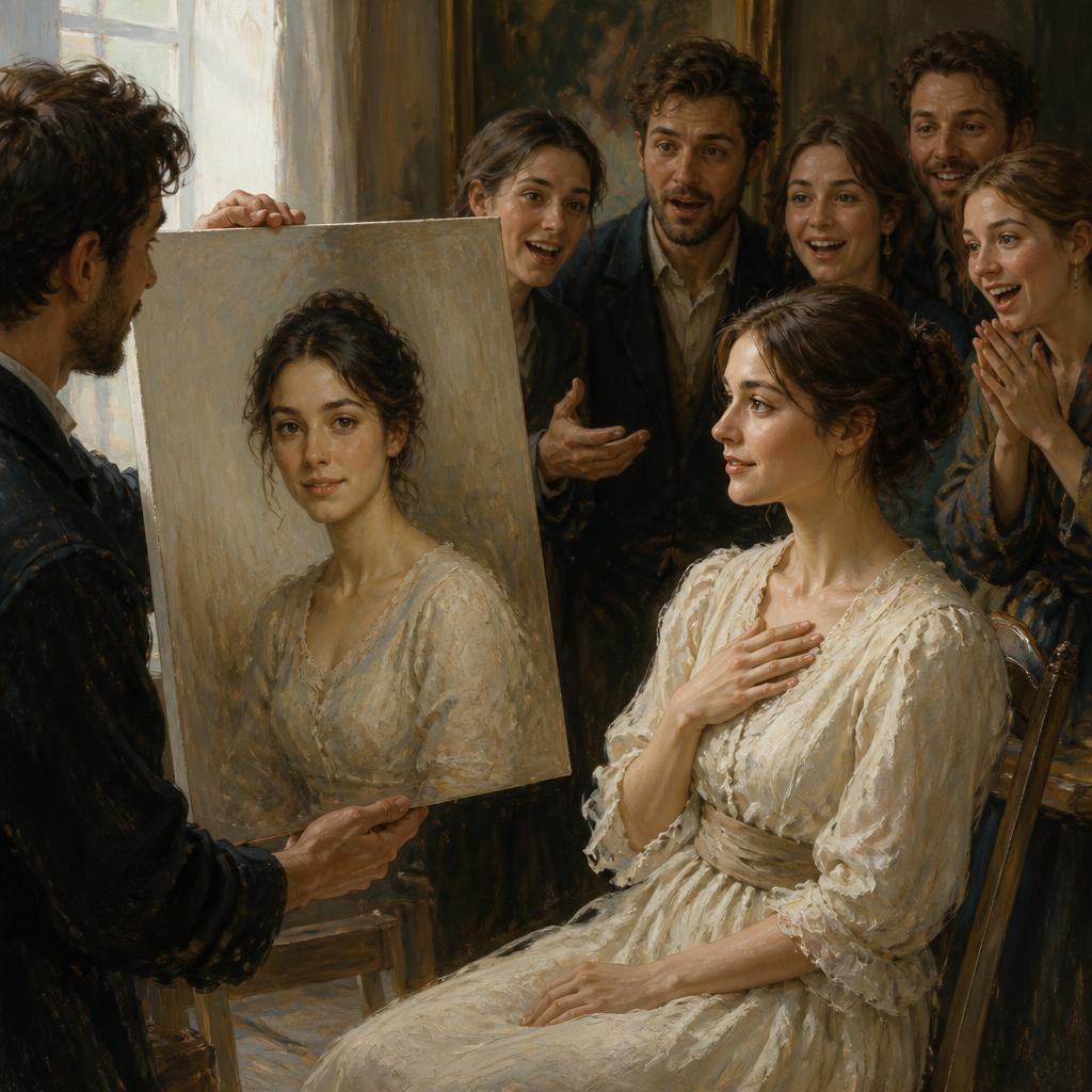Illustration for the English word “likeness”