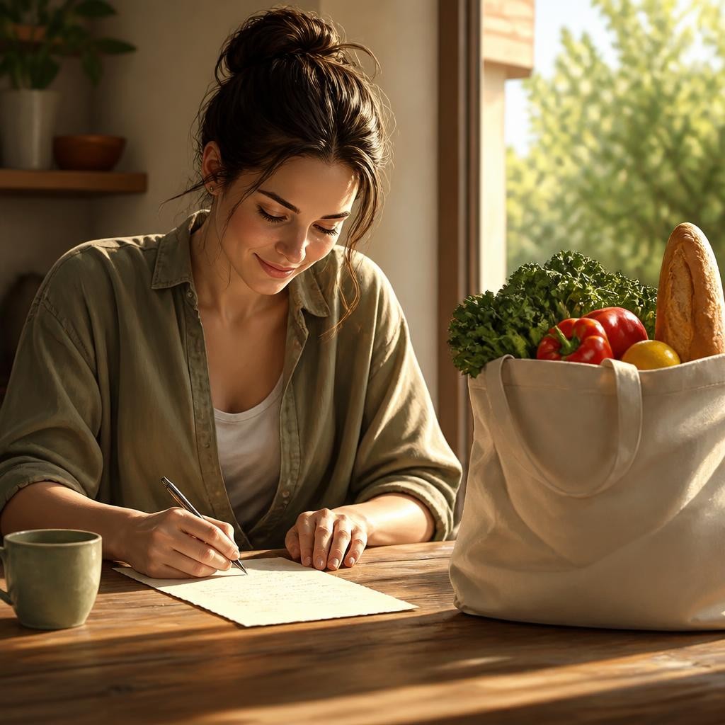 Illustration for the English word “list”