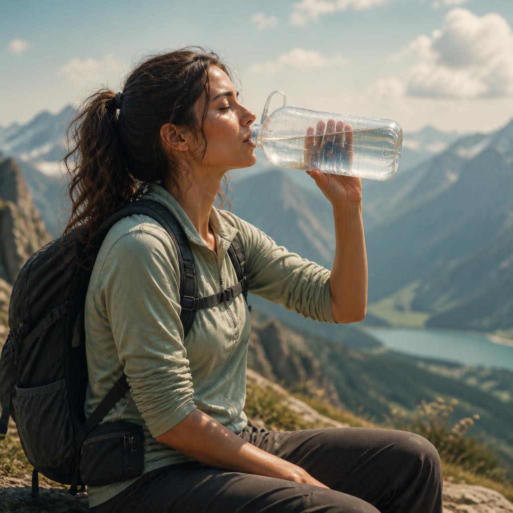 Illustration for the English word “litre”
