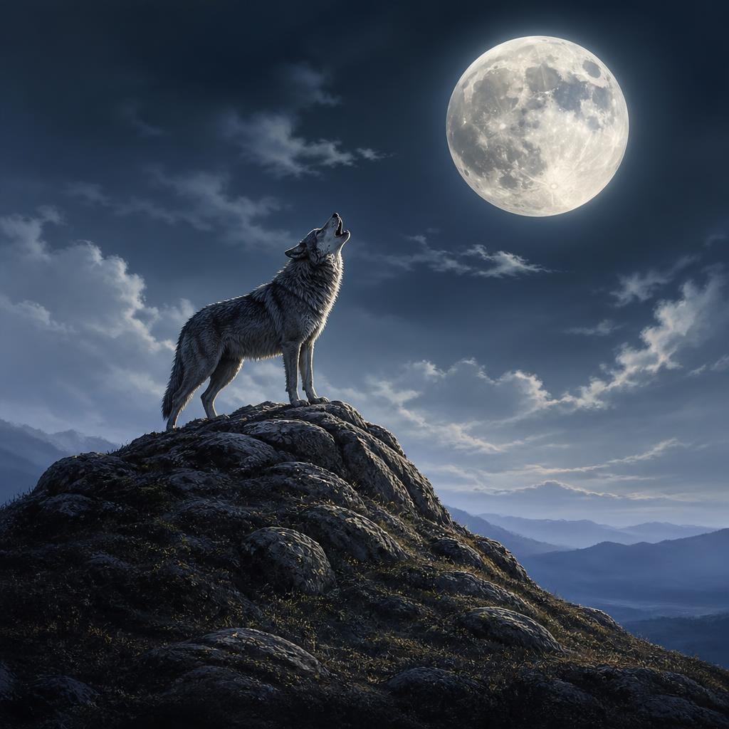 Illustration for the English word “lone”