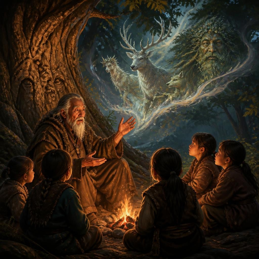 Illustration for the English word “lore”