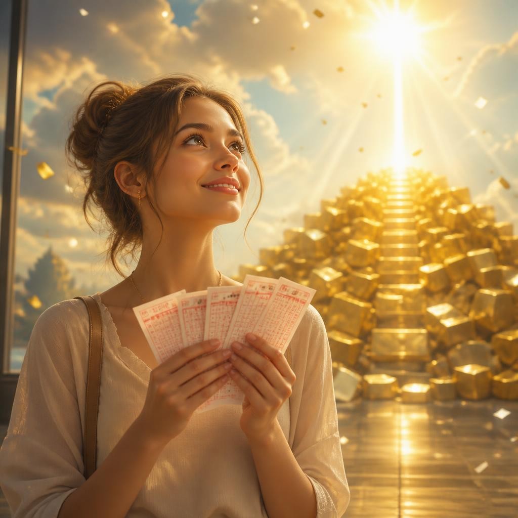 Illustration for the English word “lotto”