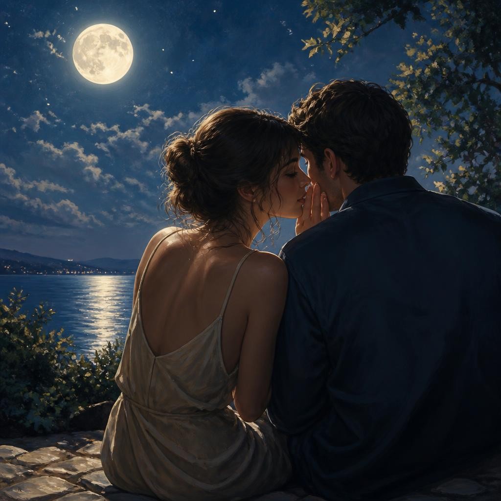 Illustration for the English word “lover”