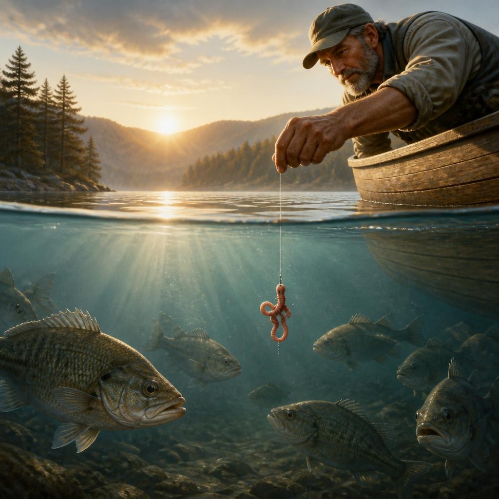 Illustration for the English word “lure”