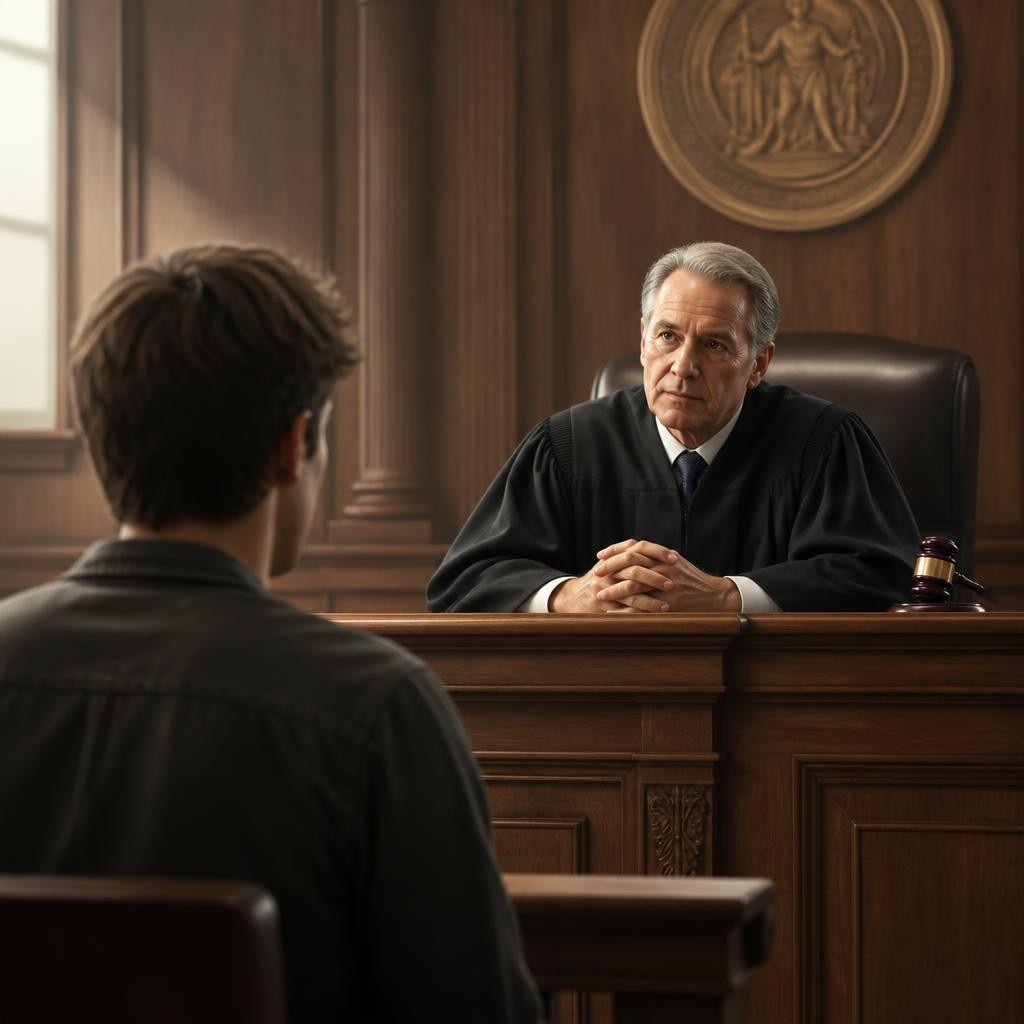 Illustration for the English word “magistrate”