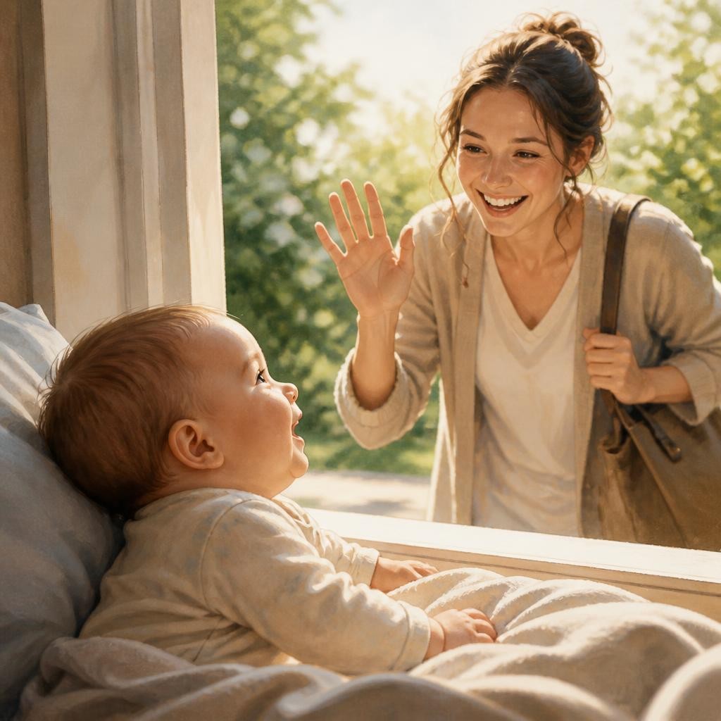 Illustration for the English word “mama”