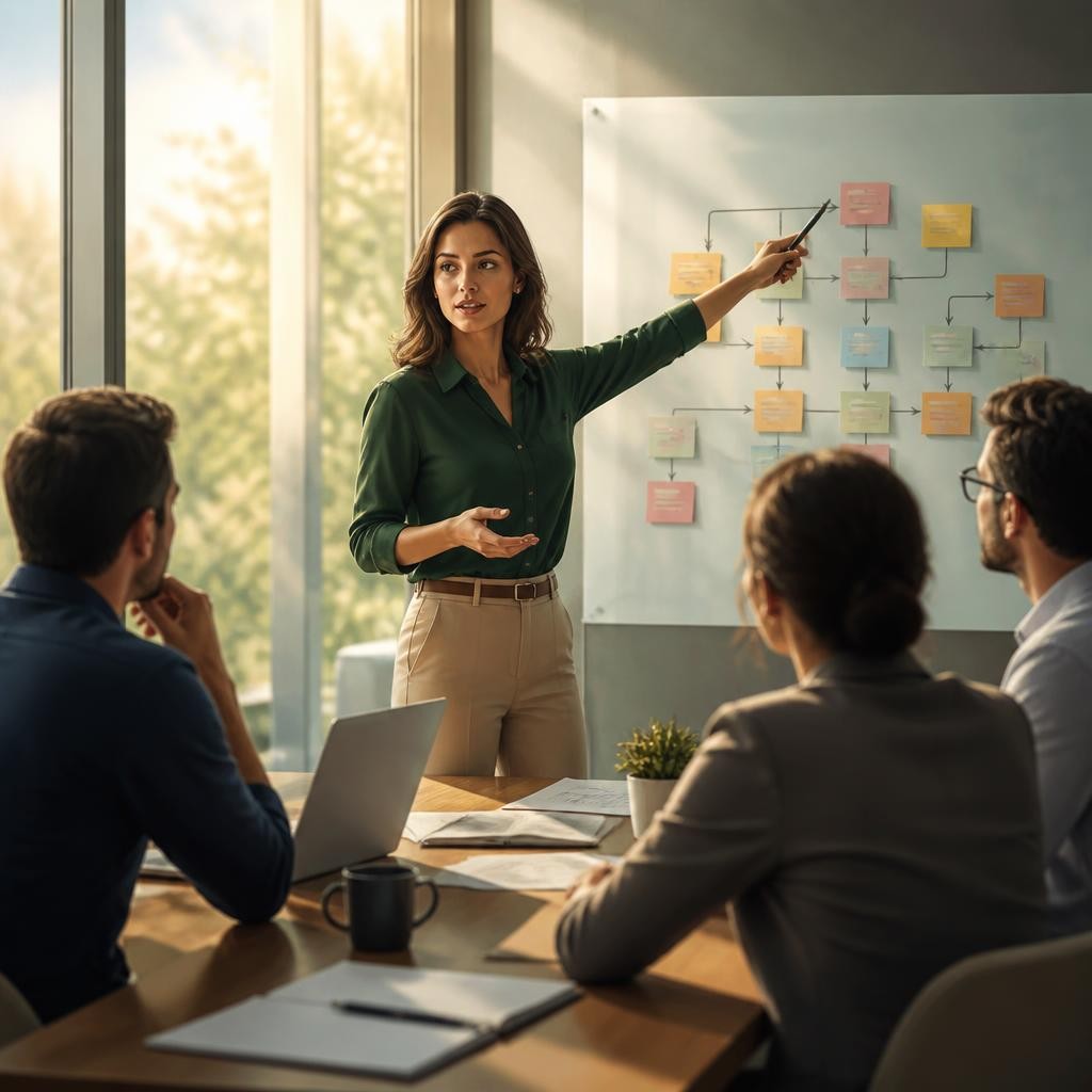 Illustration for the English word “management”