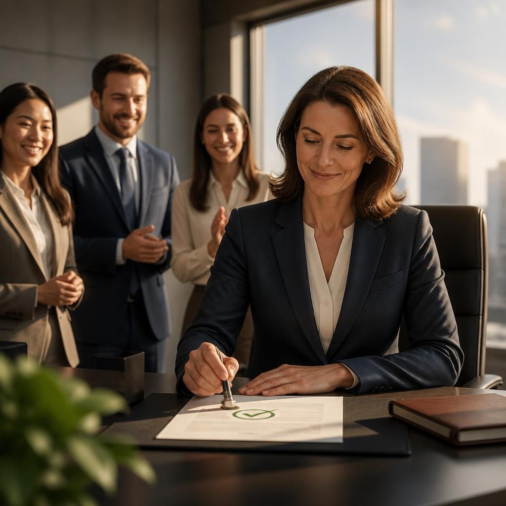 Illustration for the English word “manager”