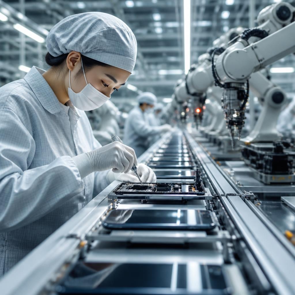 Illustration for the English word “manufacture”