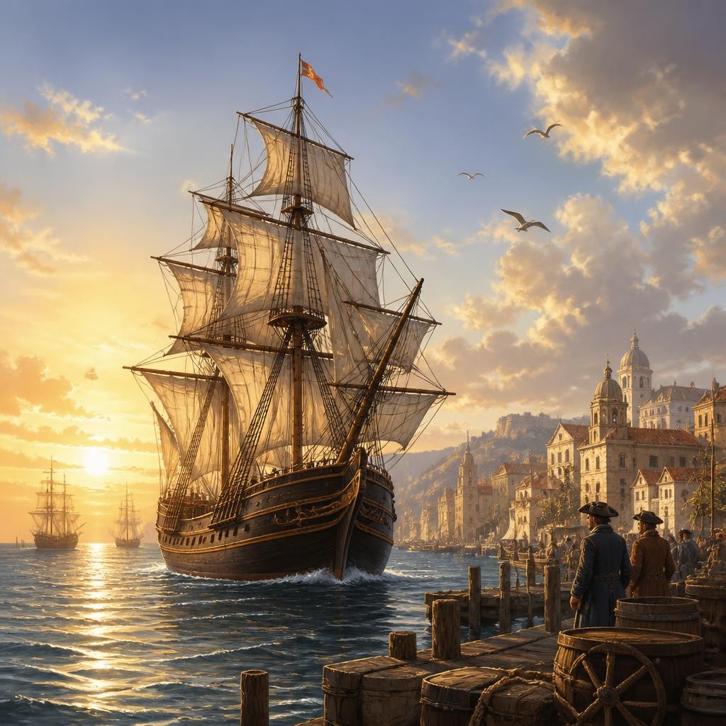 Illustration for the English word “maritime”