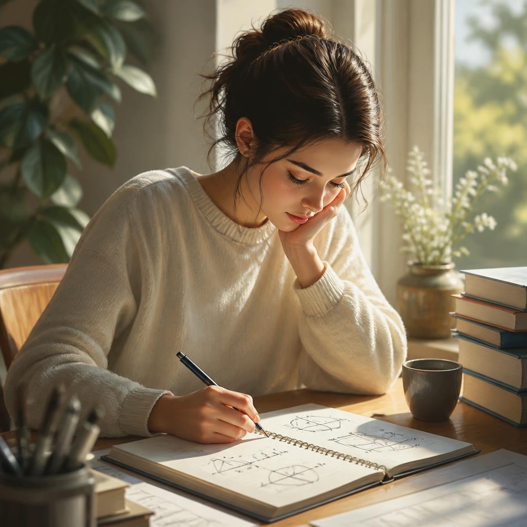 Illustration for the English word “mathematics”