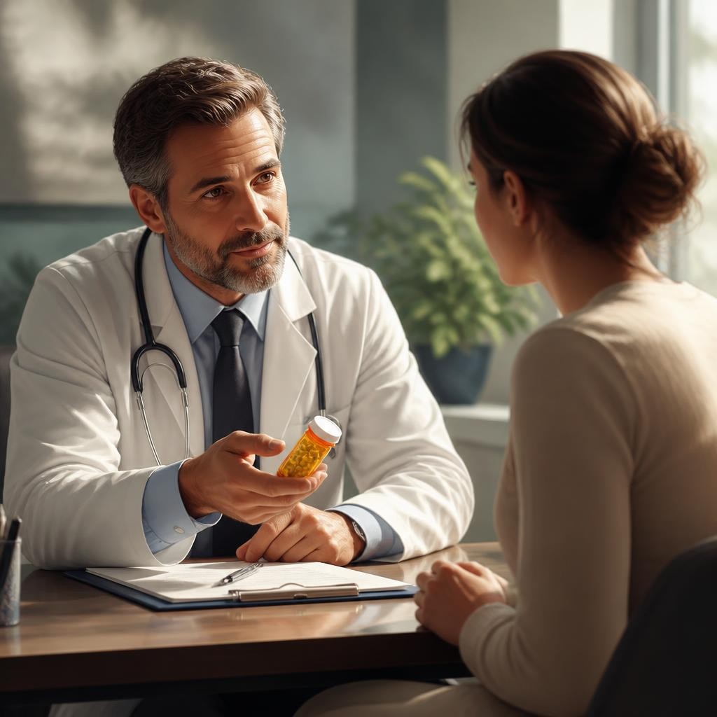 Illustration for the English word “medication”