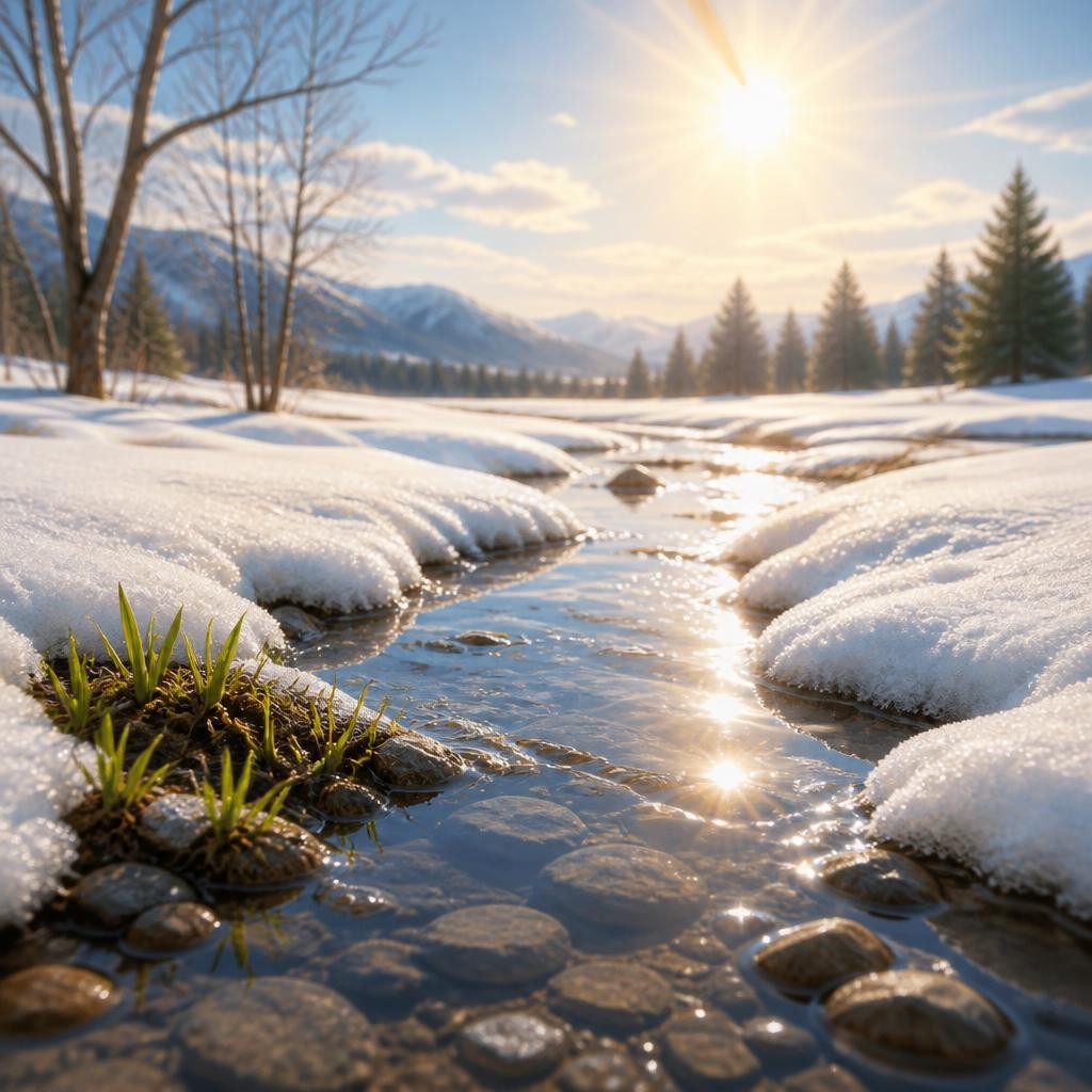 Illustration for the English word “melt”