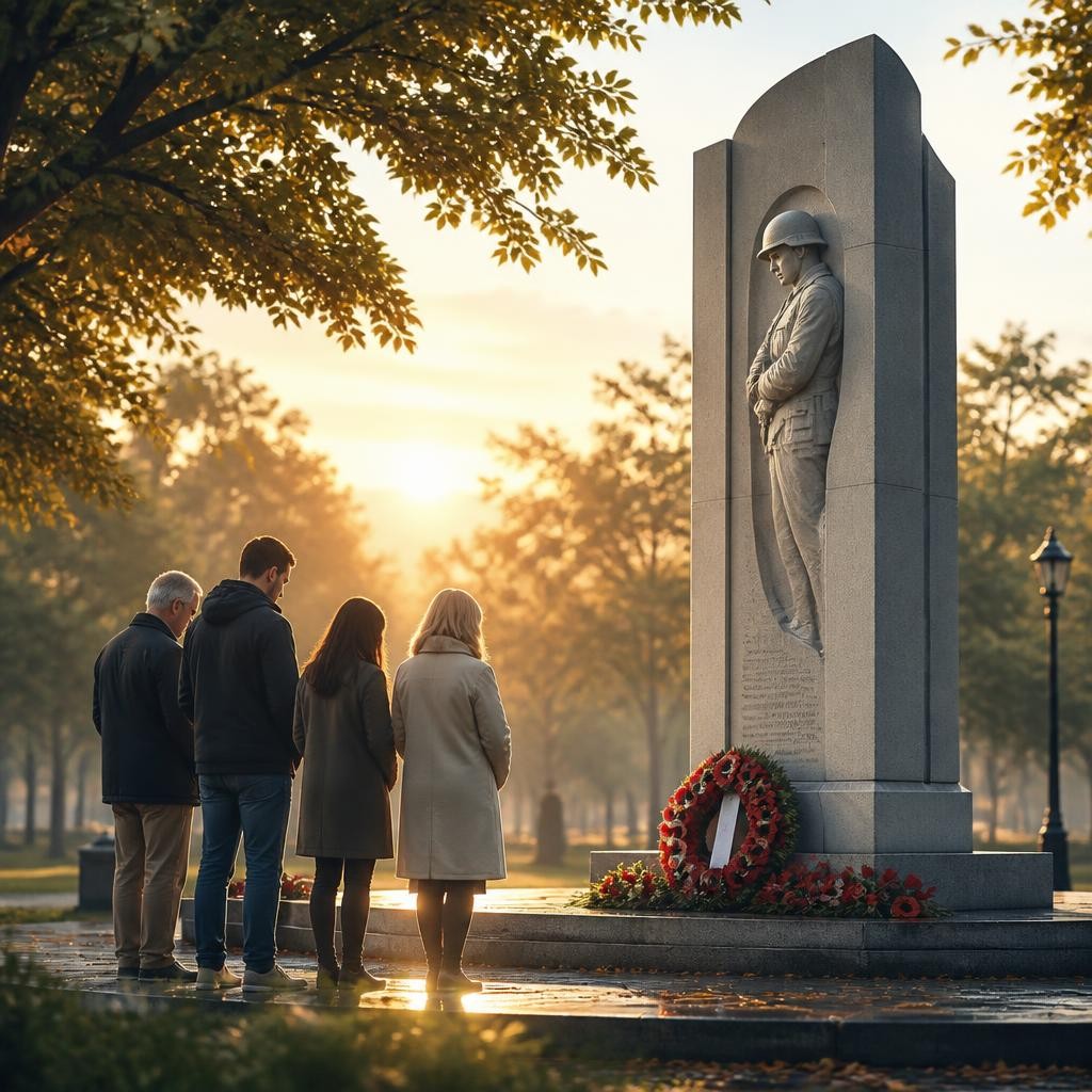Illustration for the English word “memorial”