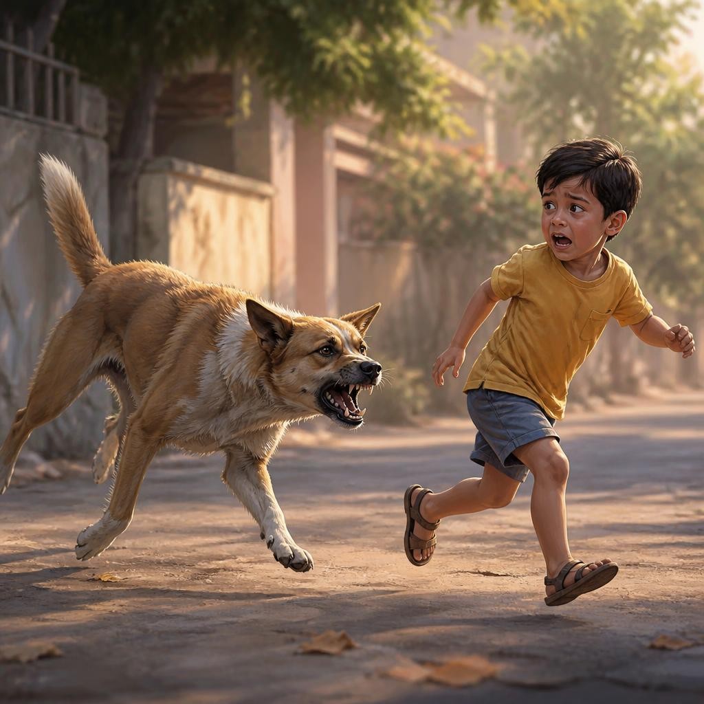 Illustration for the English word “menace”