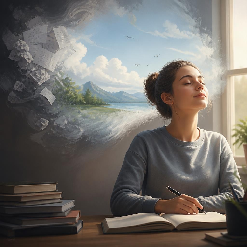 Illustration for the English word “mental”