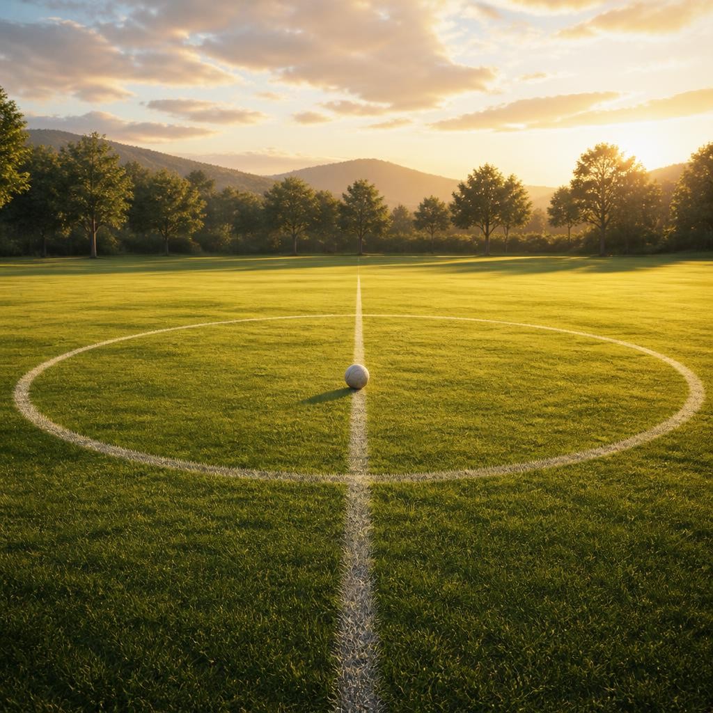 Illustration for the English word “middle”